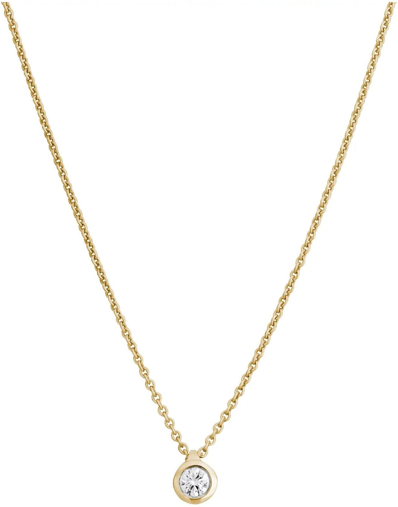 Lyomi Collier 585/- Gelbgold 1 synth. Diam. 0,10 ct.