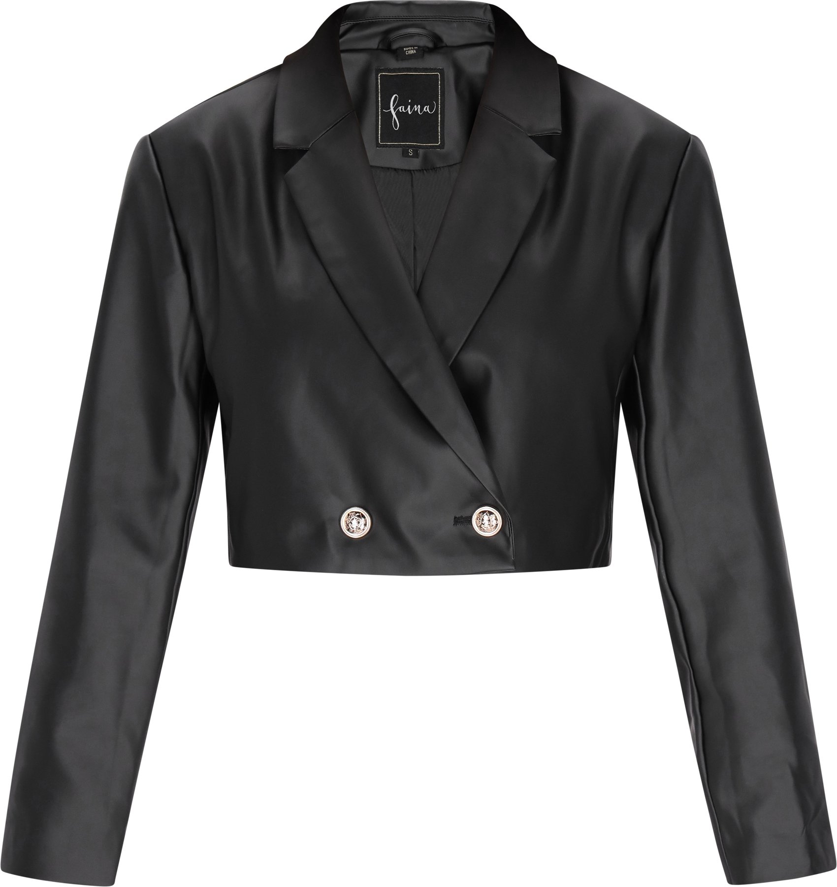 Faina Jacke Frauen Schwarz