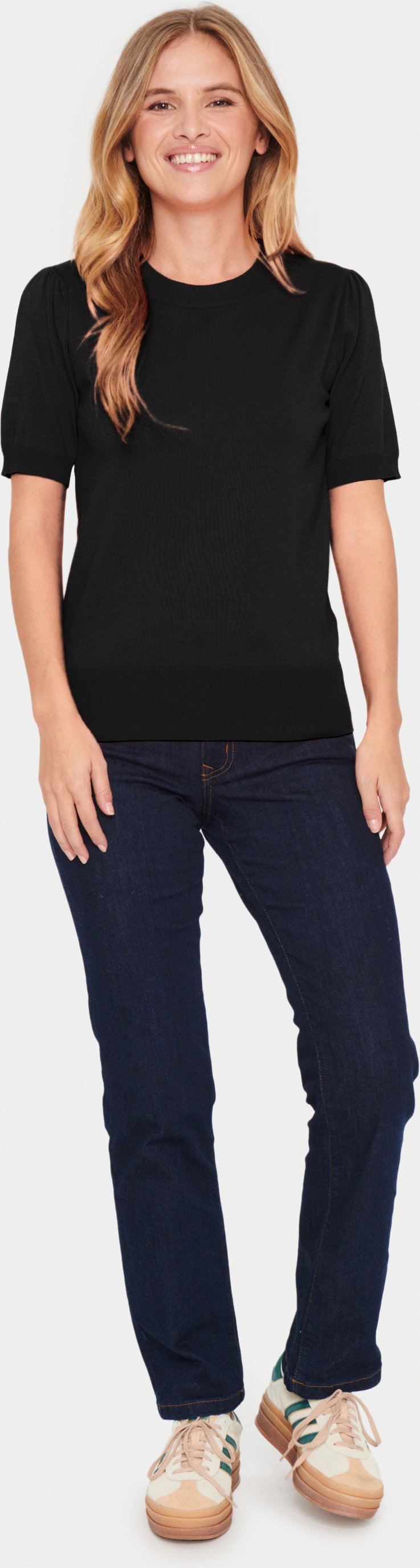 Strickpullover Classic fit black