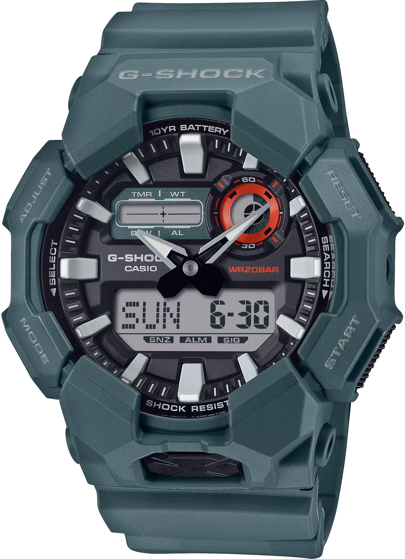 Casio G-Shock Herren Uhr in Grün GA-010-2AER