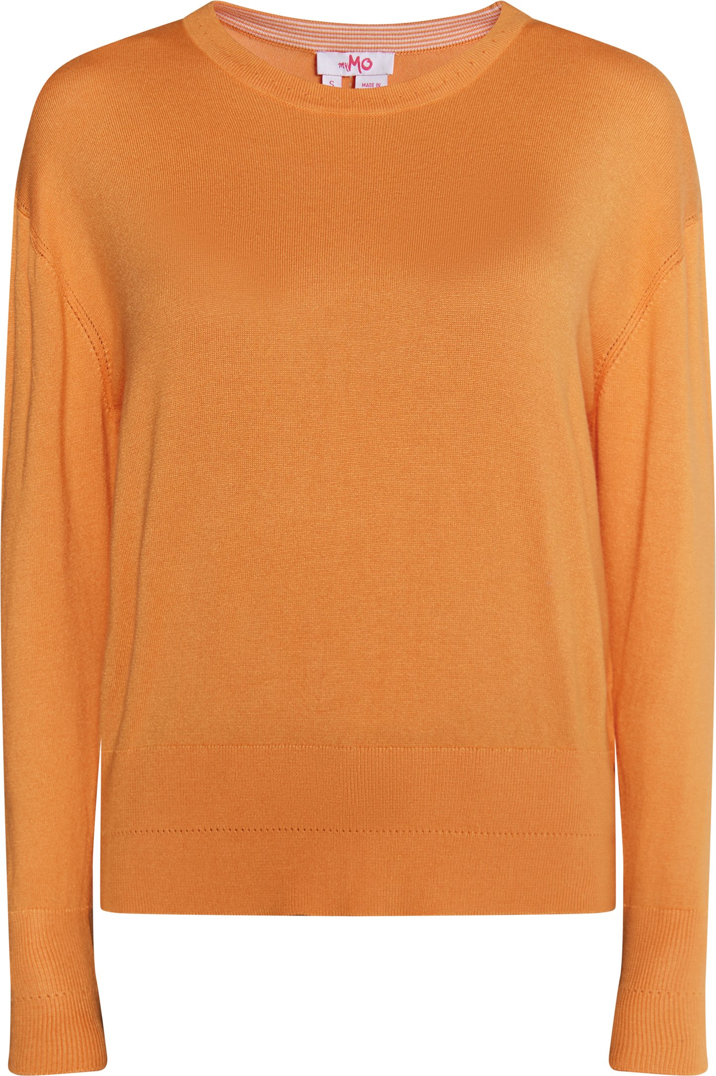 Mymo Strickpullover Damen orange
