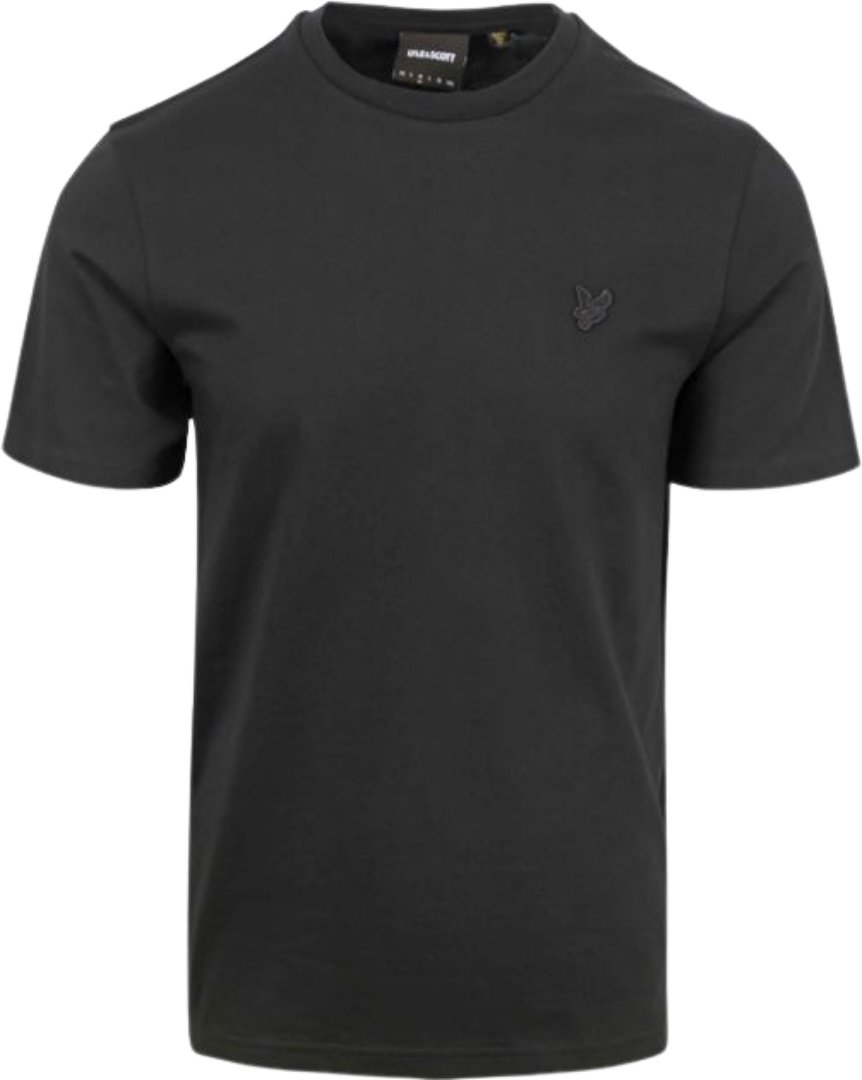 Lyle & Scott Tonal Eagle Schwarzes T-Shirt