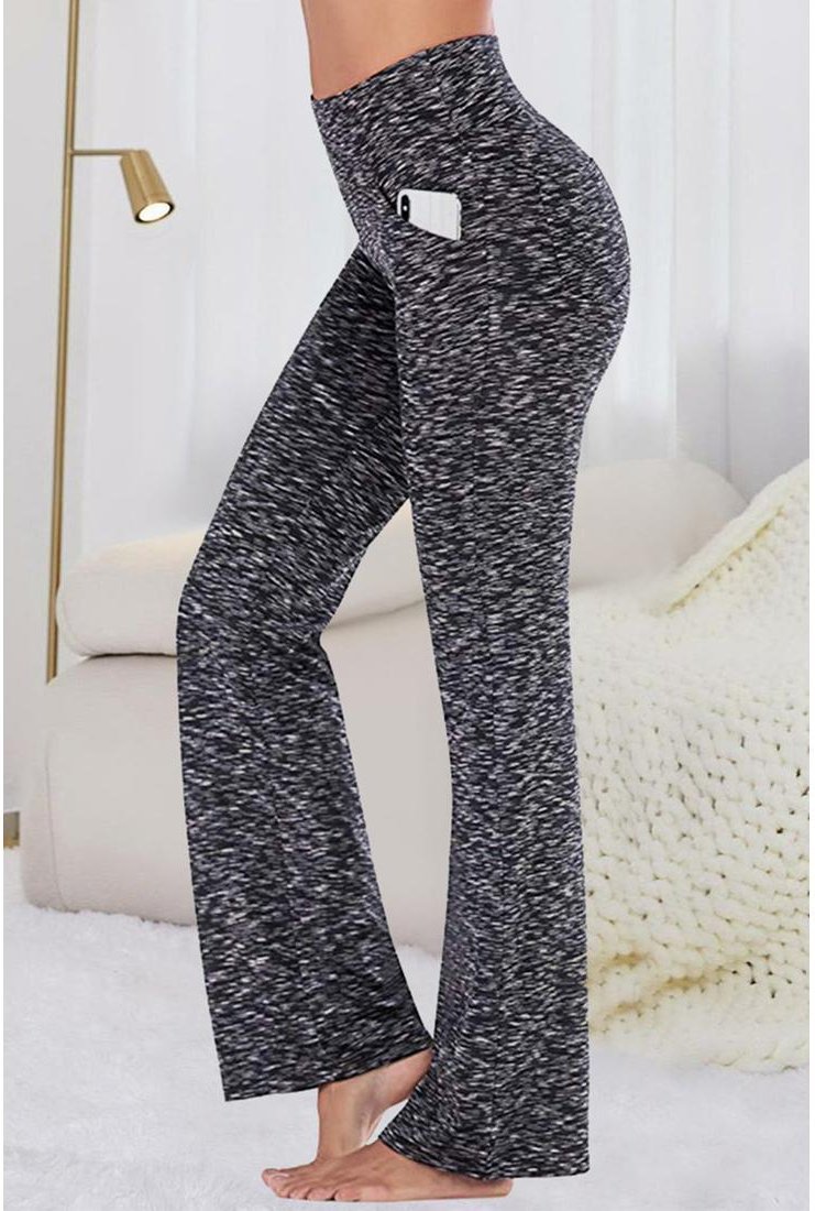 Damen Hochtaillierte Active Pants mit Taschen