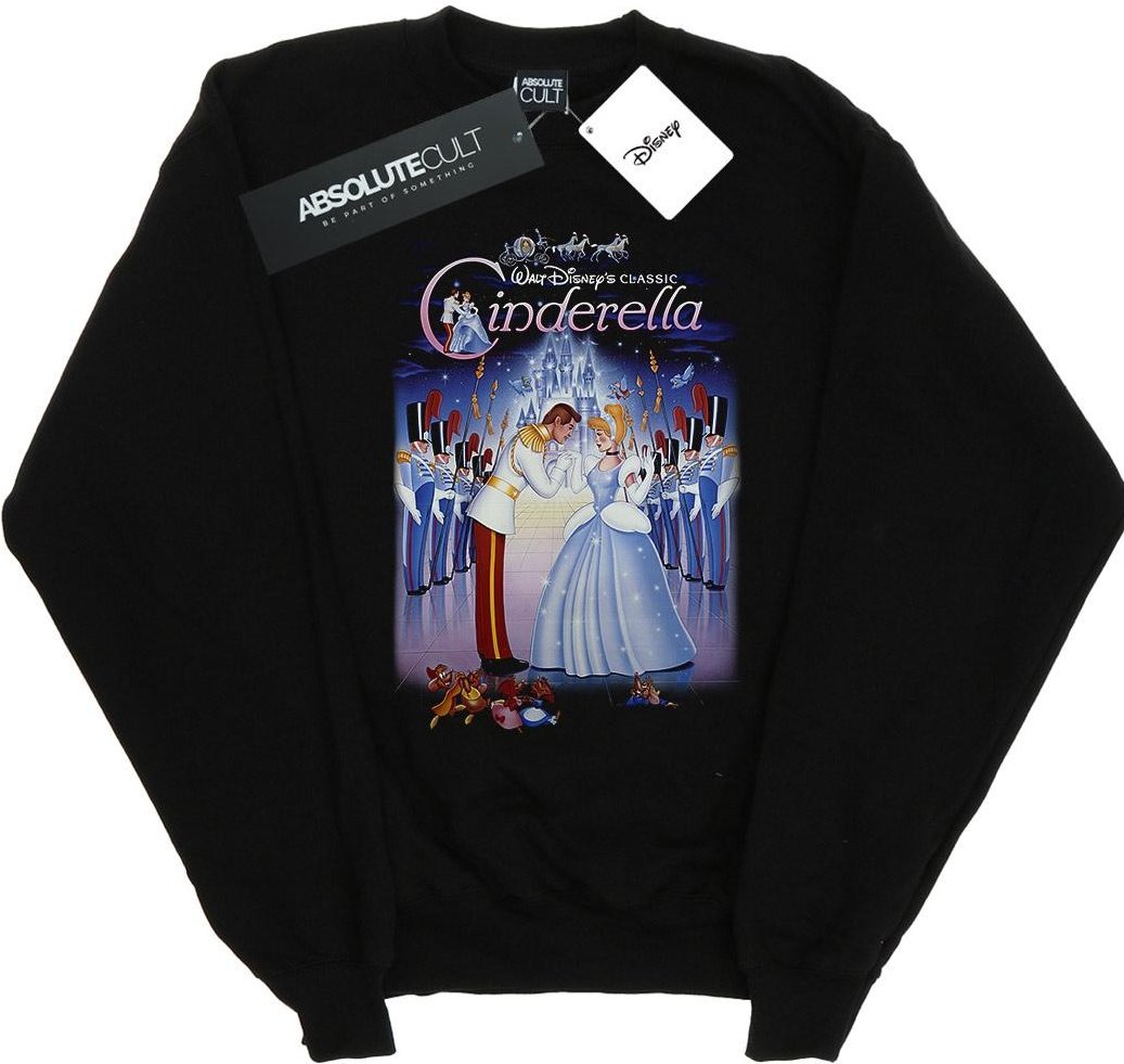 Disney - "Cinderella Collage Poster" Sweatshirt für Damen (Schwarz)