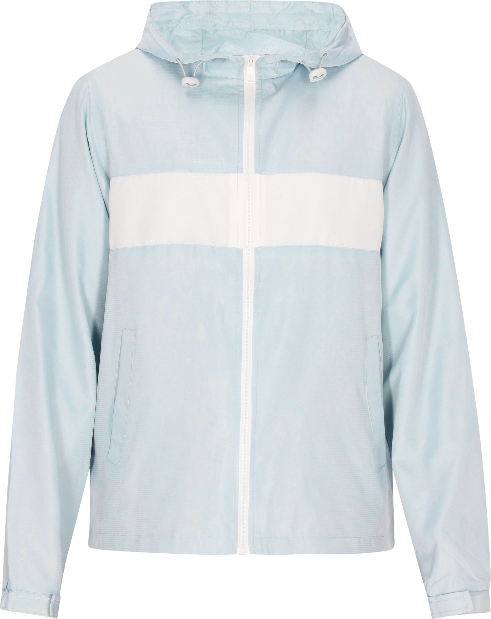 Dreimaster Jacke Männer Blasses Türkis Weiss