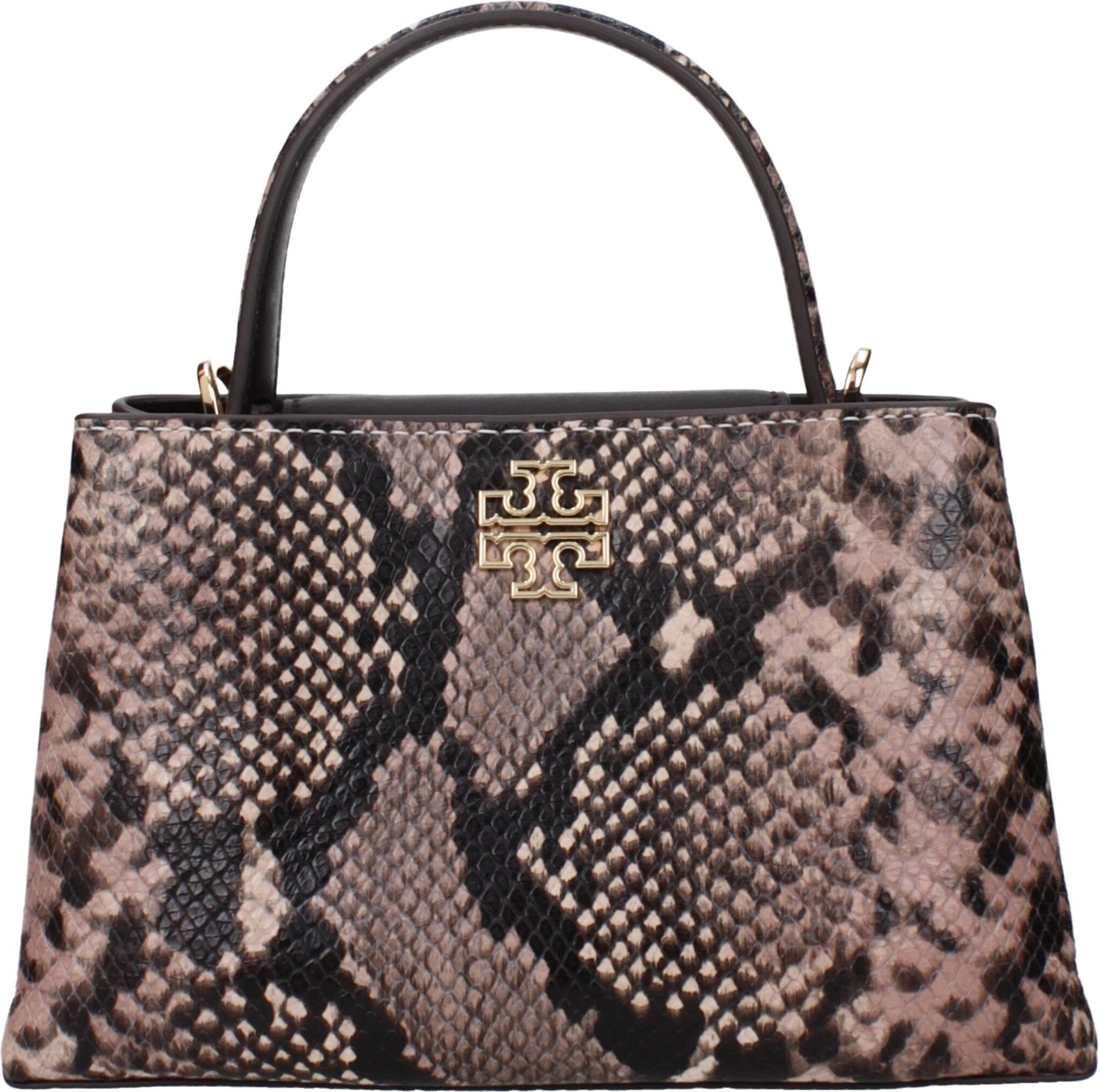 Rosa Lederhandtasche