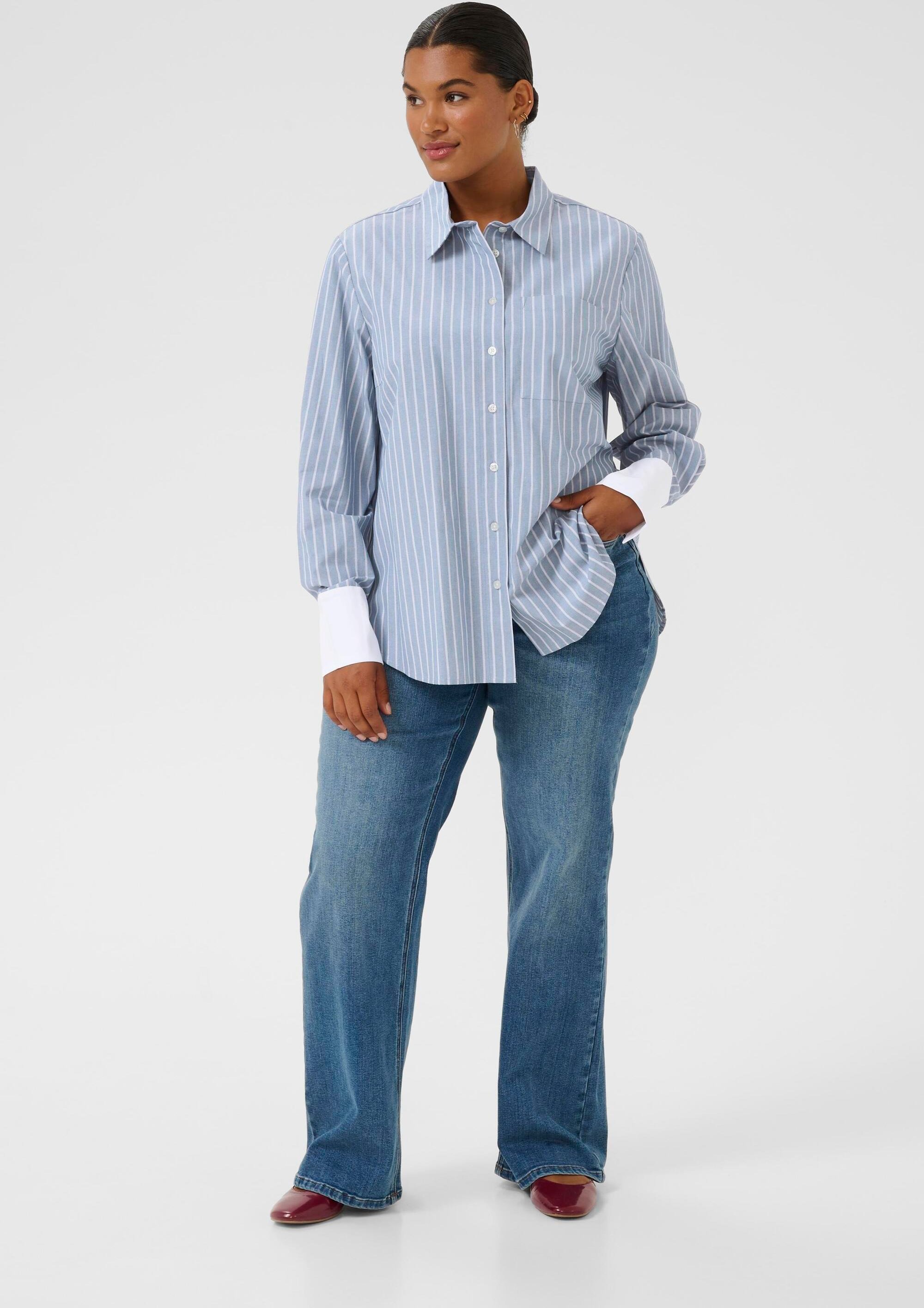 Langarm - Hemd KCmelina Loose fit blue