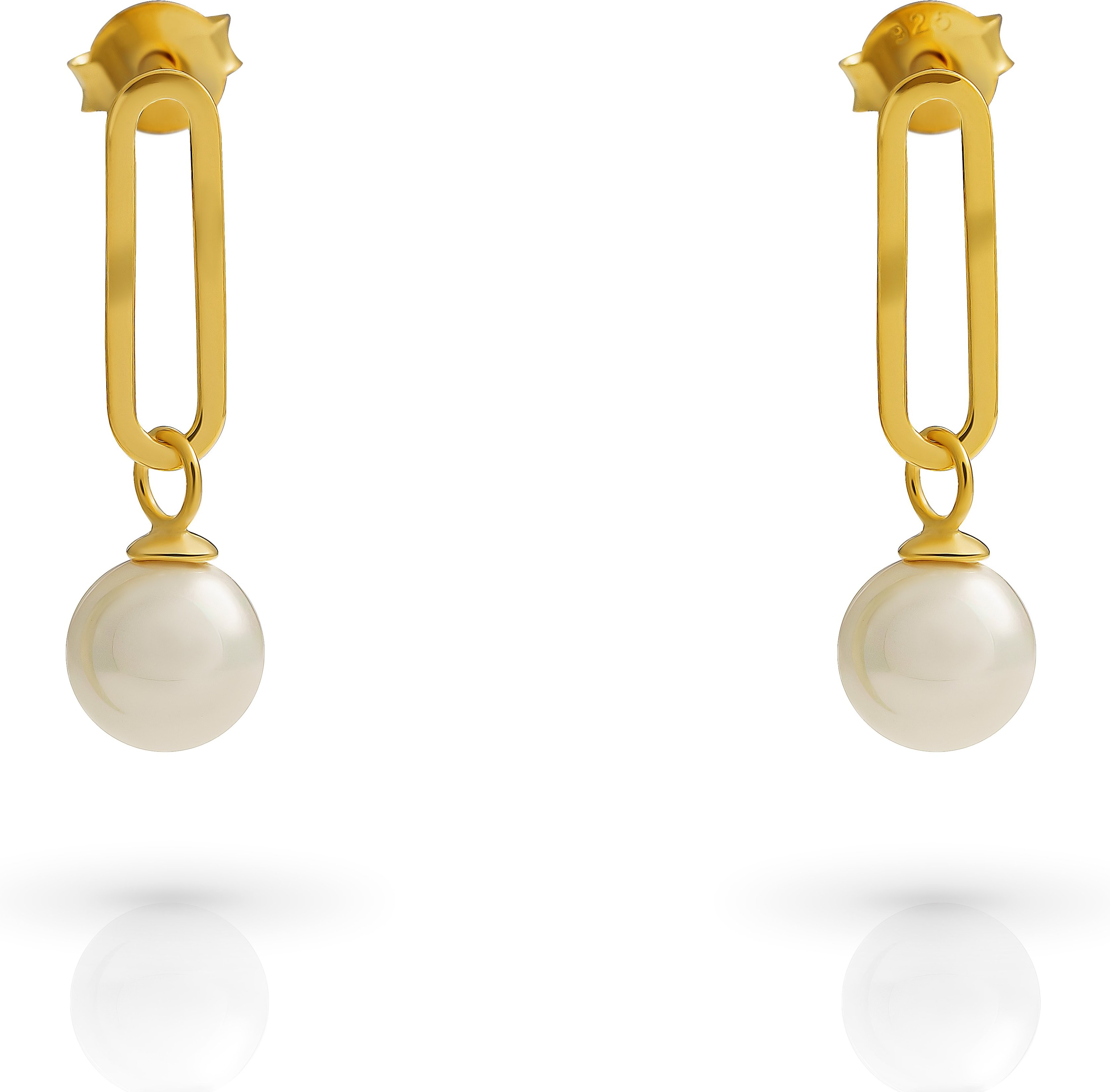 Orphelia 'Grand' Tropfenohrringe aus 925er Sterlingsilber für Damen - Gold ZO-7558/G