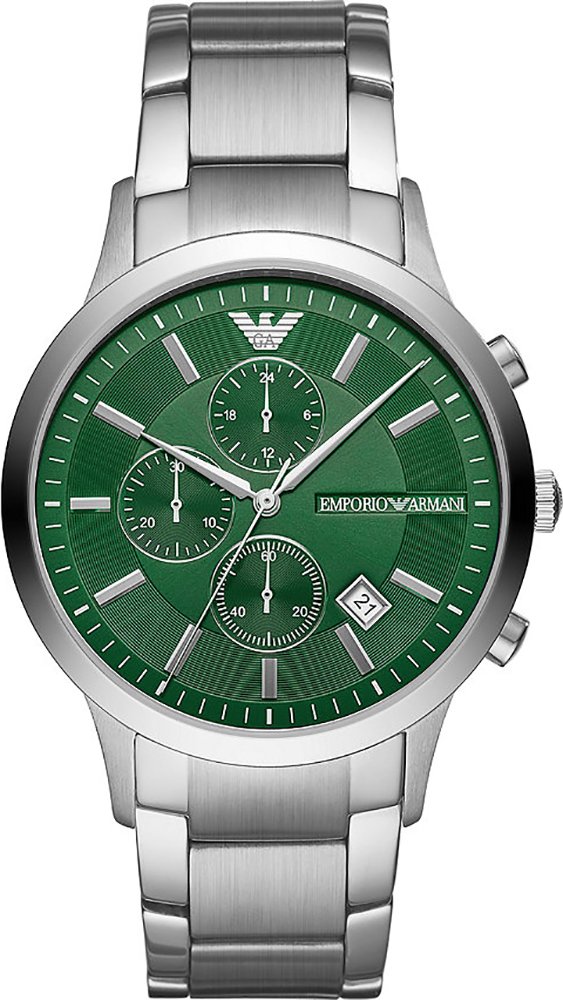 Emporio Armani Renato Silber Herren Armbanduhr AR11507