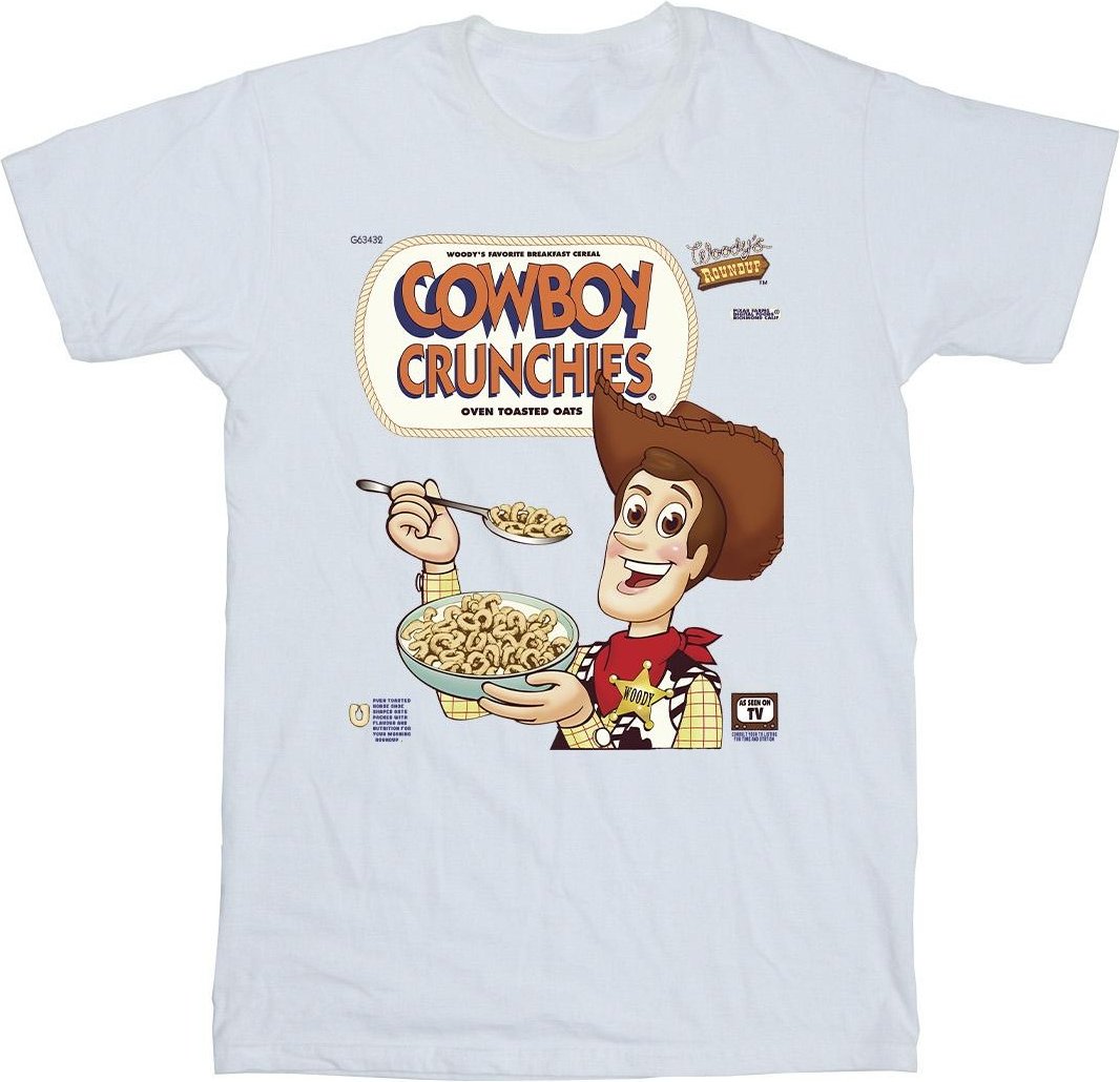 Disney - "Toy Story Woody Cowboy Crunchies" T-Shirt für Herren (Weiß)