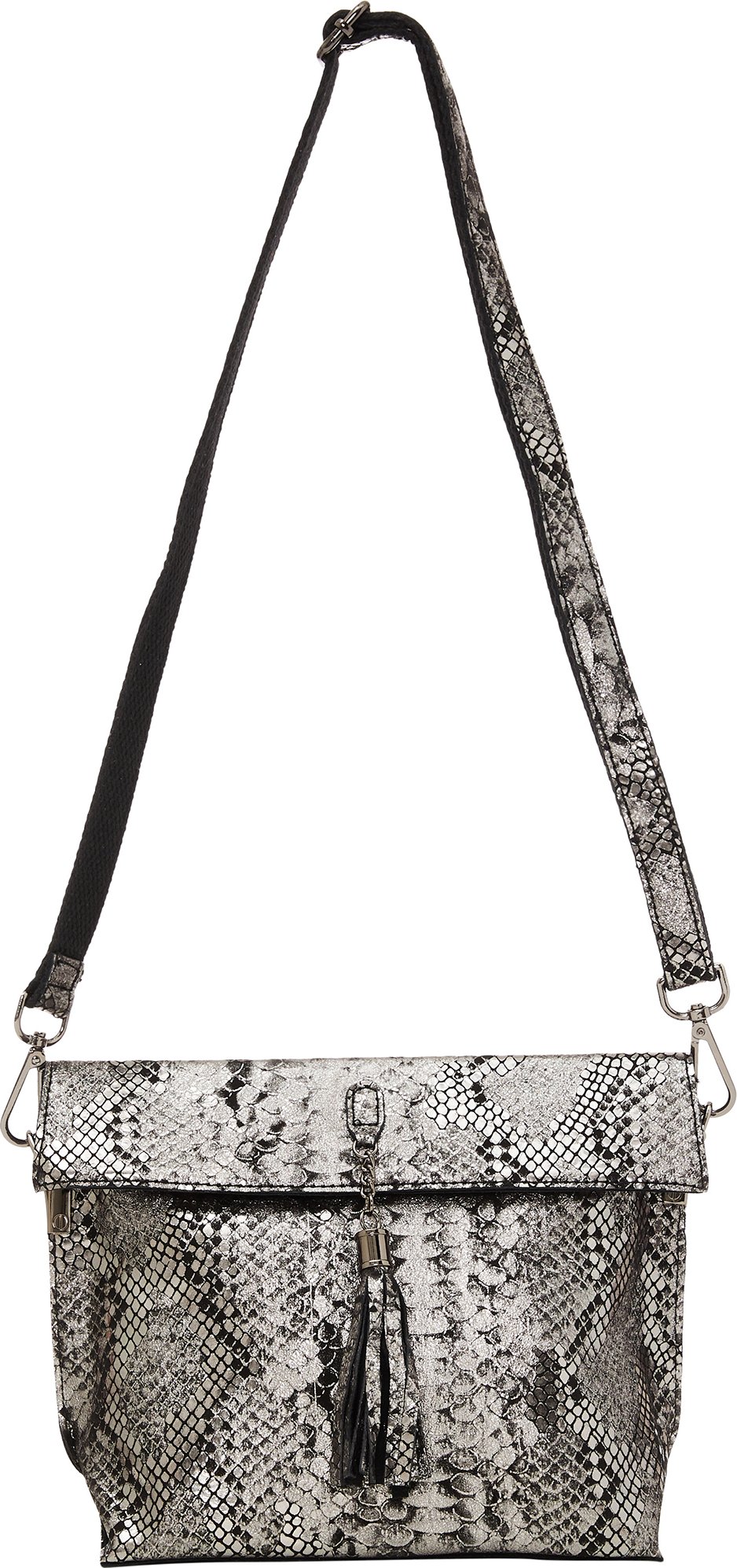 Faina Schultertaschen Damen Silber