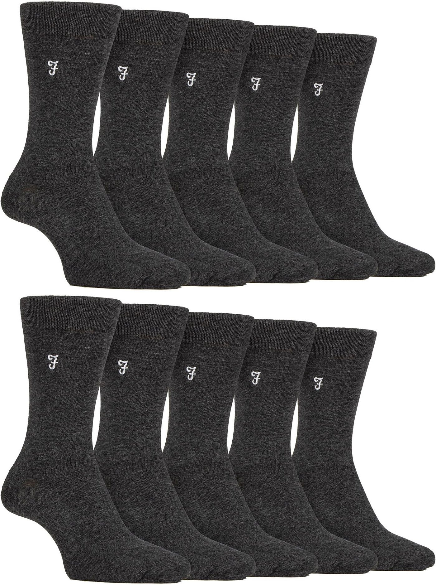 Herren 10er-Pack Bunte Bambussocken