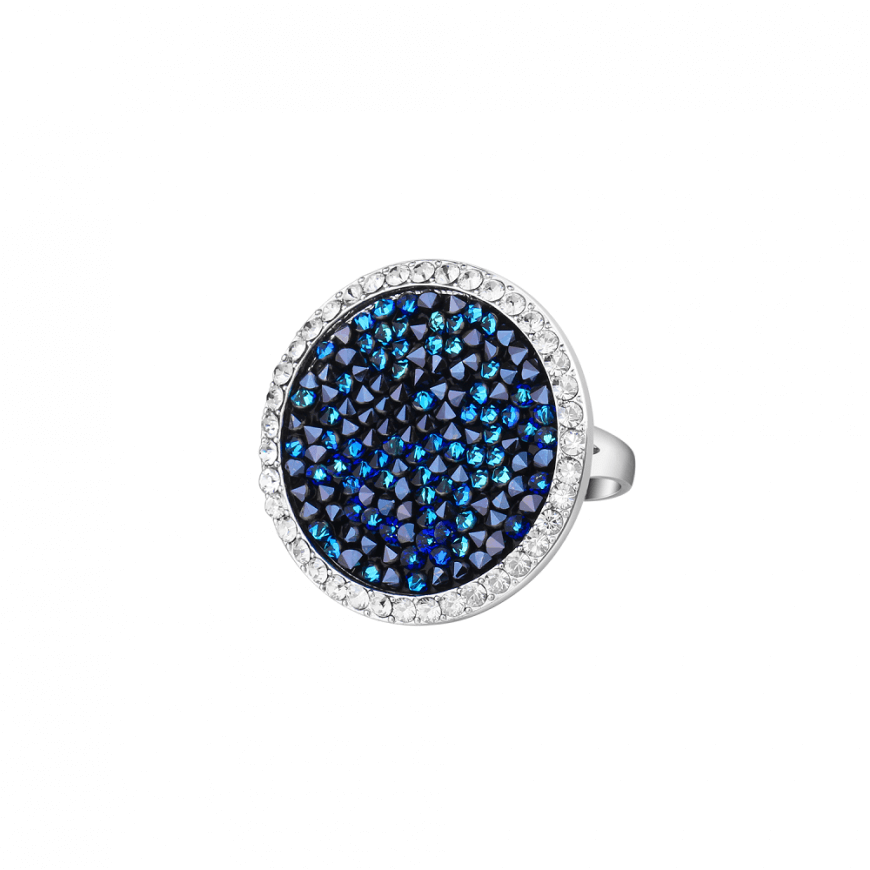 Océan Ring - Silber und Blau