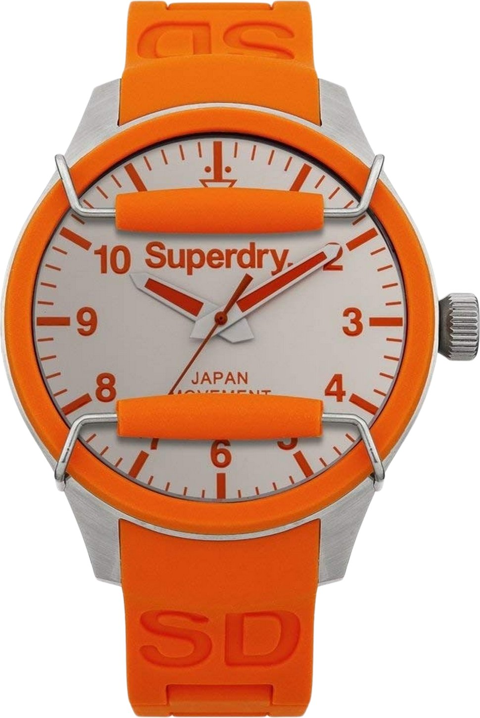 Superdry Herrenuhr Quartz Orange