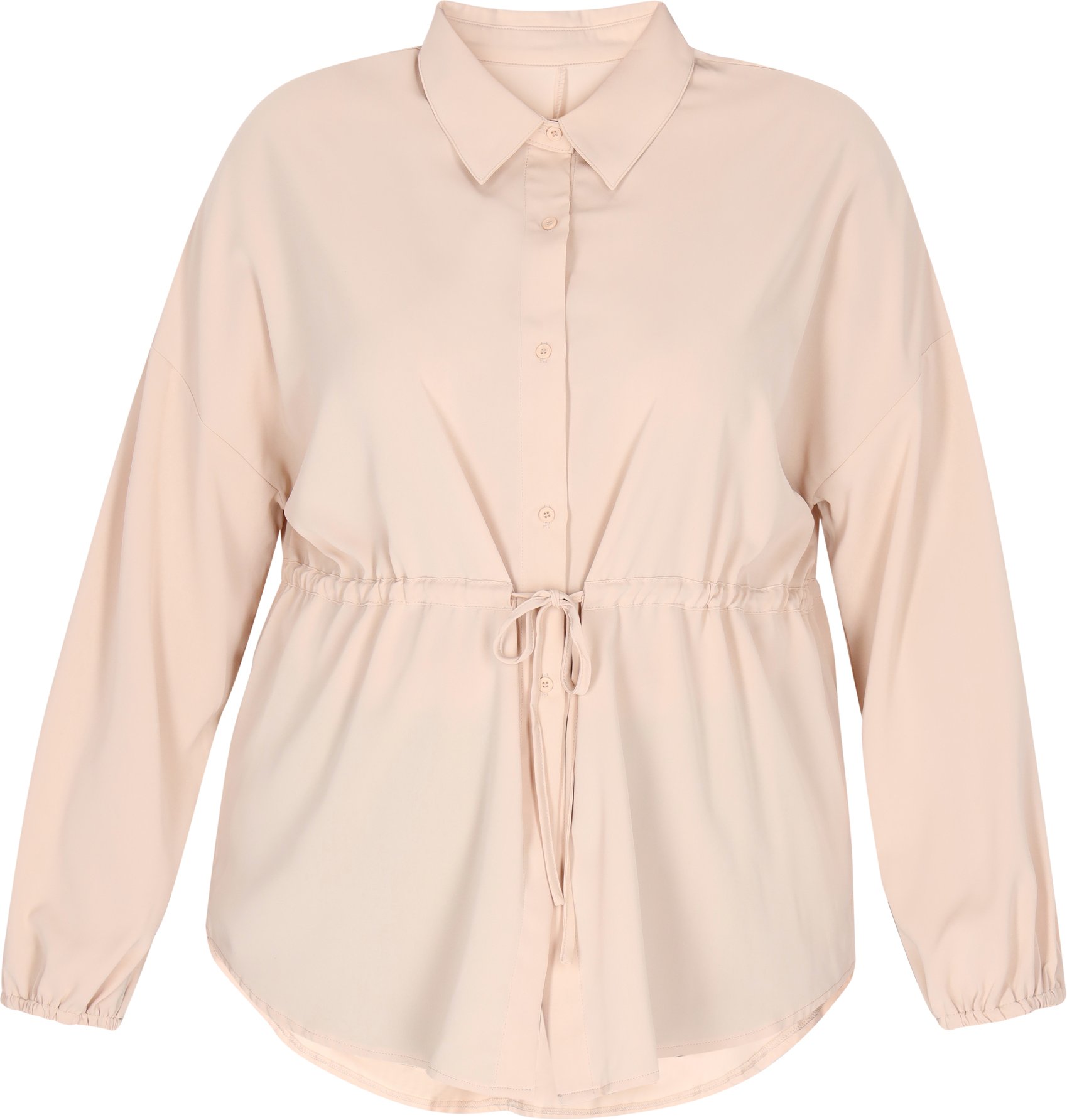 usha Bluse in großen Größen Frauen hellbeige