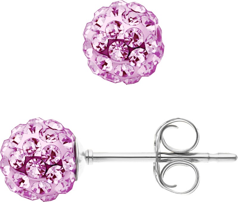 DIADEMA - Ohrringe Crystal Rose - Kollektion Crystal Pearl