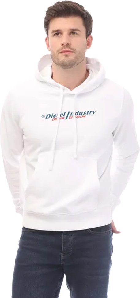Thumbnail - Diesel - "S-Ginn" Kapuzenpullover für Herren (Weiß)