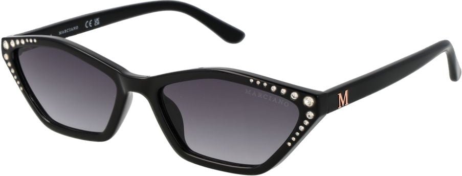 Marciano von Guess schwarze Kunststoffsonnenbrille