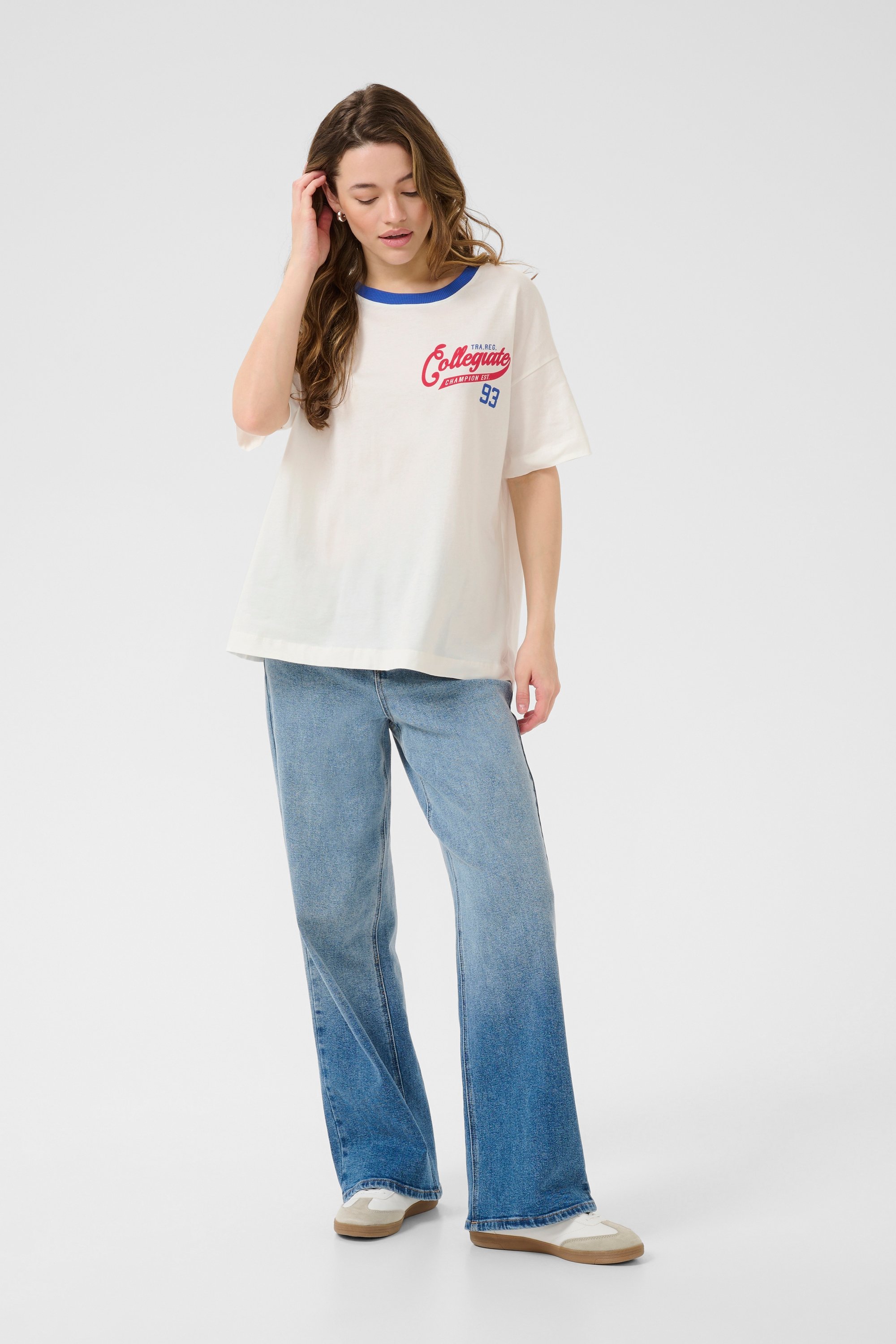 T-shirt KAcolli Loose fit offwhite