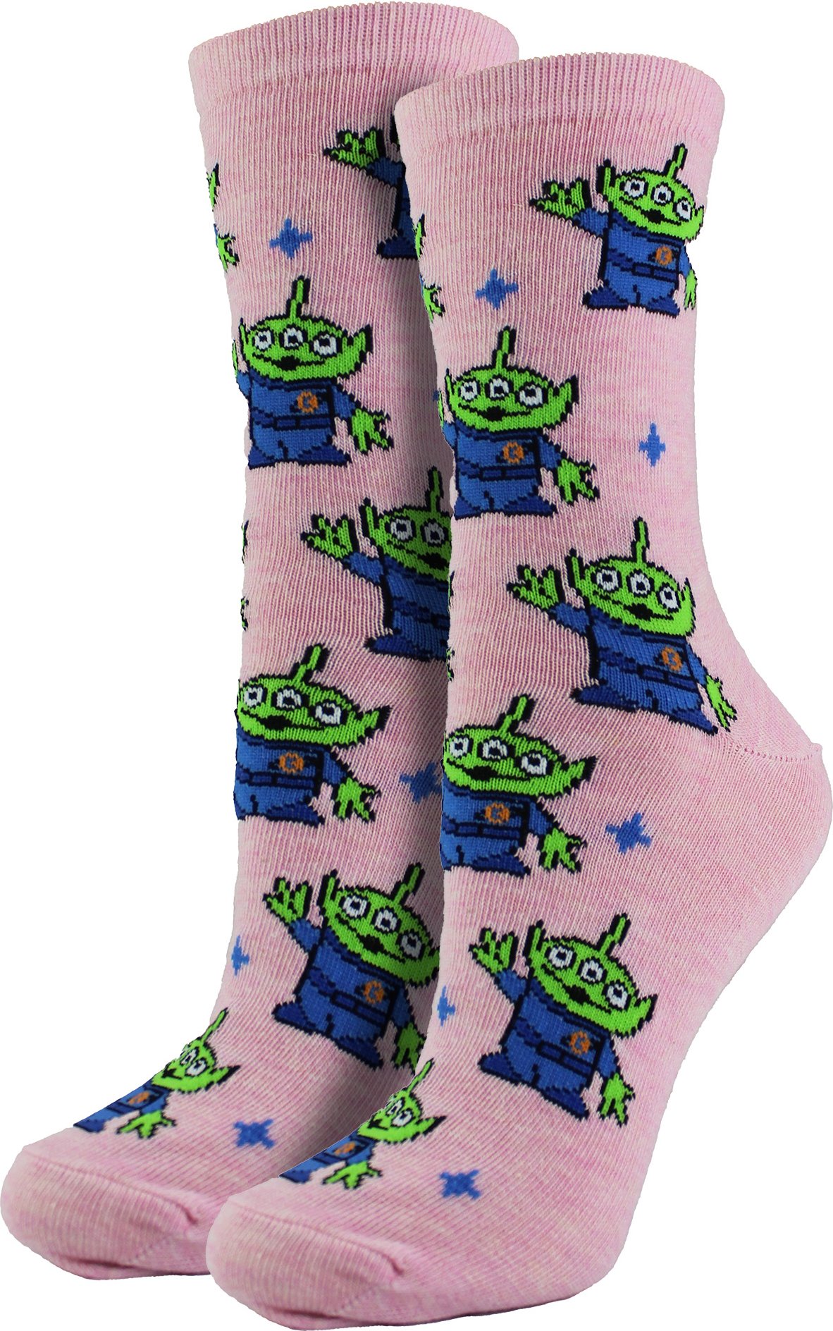 Damen Toy Story Alien Socken | Funny Assorted Fancy Novelty Dress Socken | Toy Story Geschenke - Alien