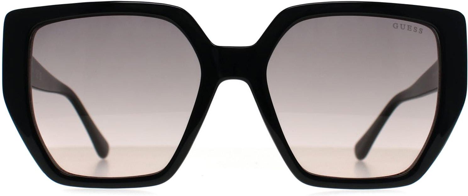 Guess GF6178 01B glänzend schwarz rosa braun Sonnenbrille