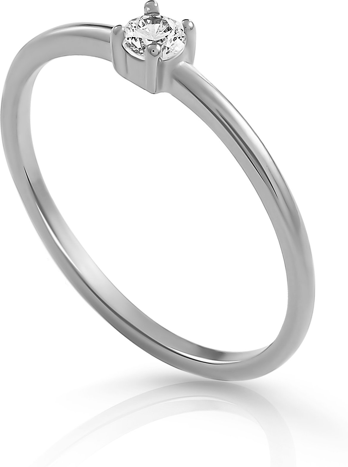 Orphelia 'Solitaire' Damenring aus 925er Sterlingsilber - Silber ZR-7527