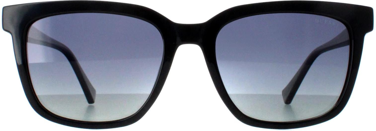 Guess GU00050 01D glänzend schwarz rauch polarisierte Sonnenbrille