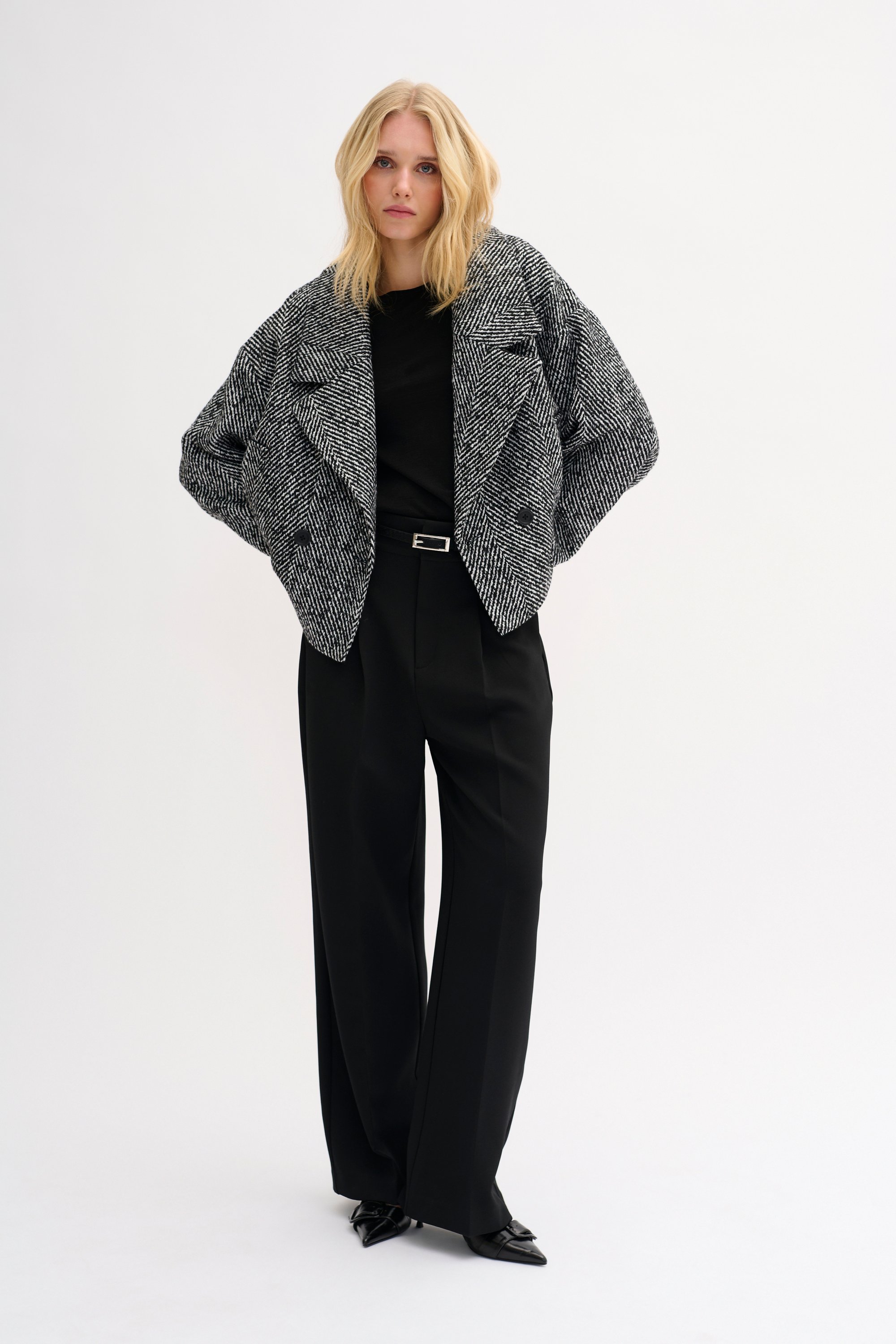 Jacke MaggieMW Jacke Baggy fit black offwhite