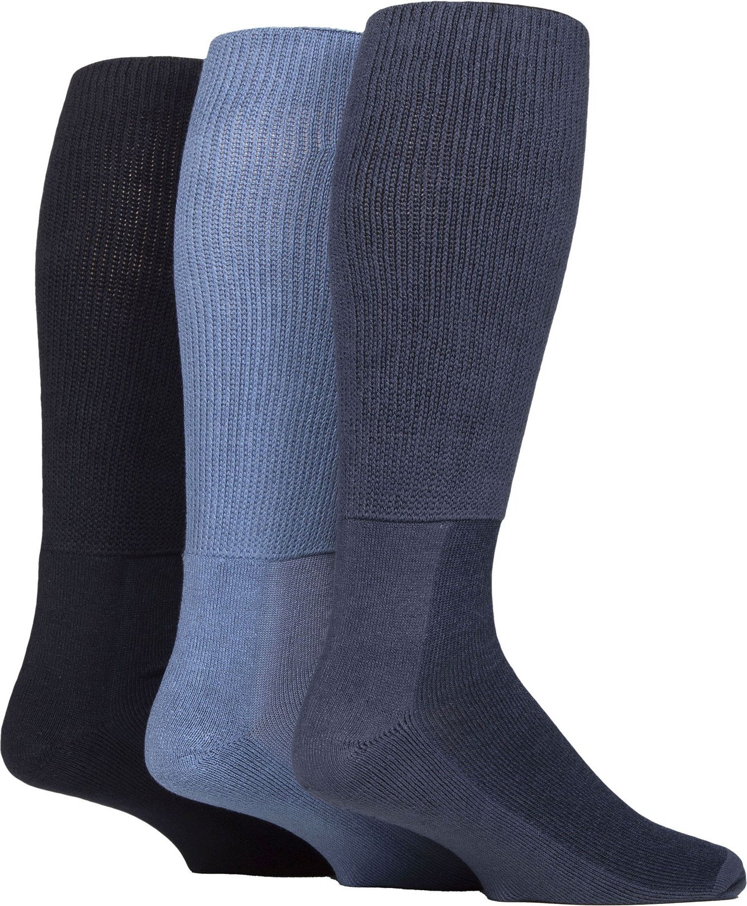 3er Pack Damen Kniestrümpfe aus weichem Bambus für Diabetiker