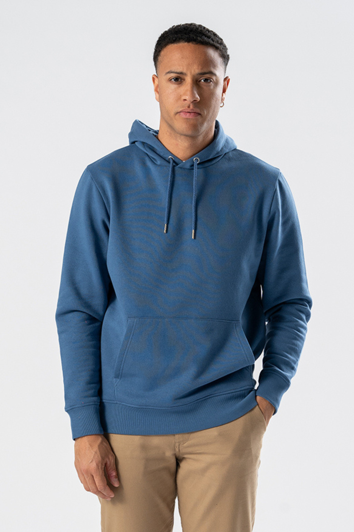 Thumbnail - Sweatshirt-Kapuzenpullover – Staubblau