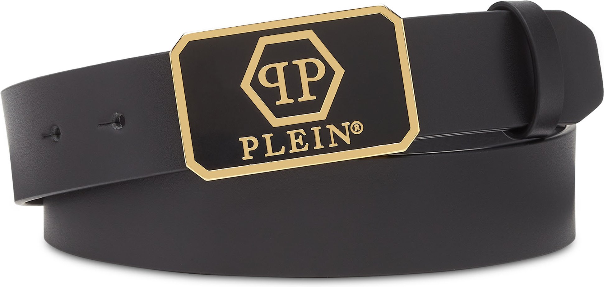 Leather Belt Hexagon