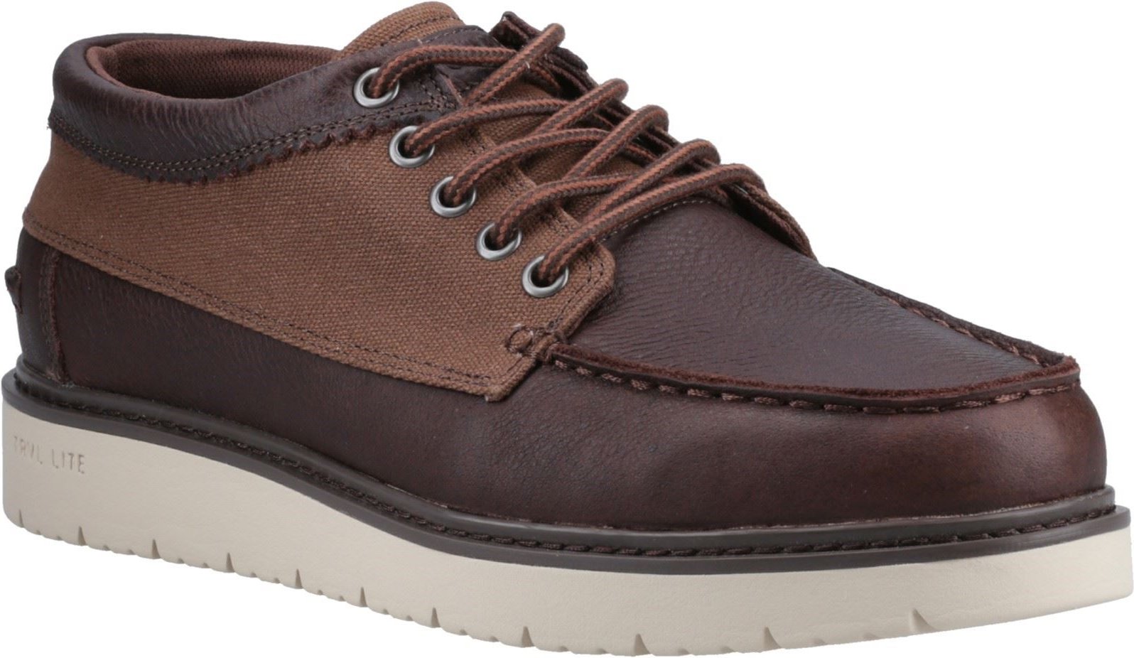 TOMS TRVL Lite Forrest Leder Herren Braun Schnürschuhe