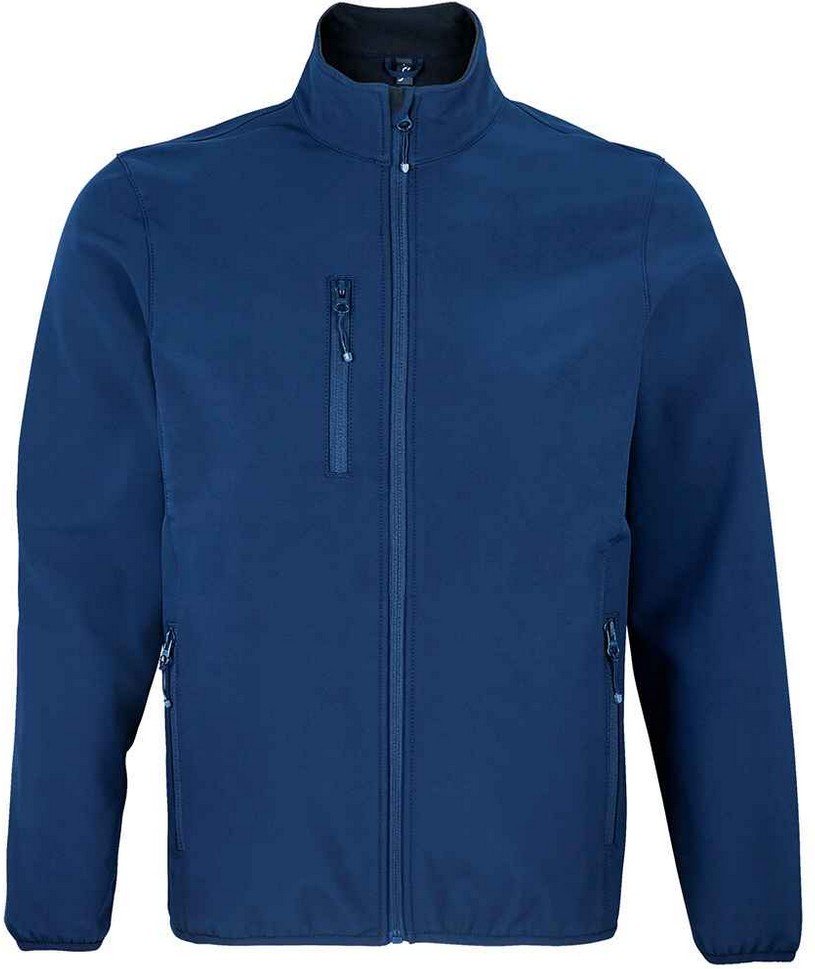 SOLS Herren Falcon Recycled Soft Shell Jacke (Abyss Blau)