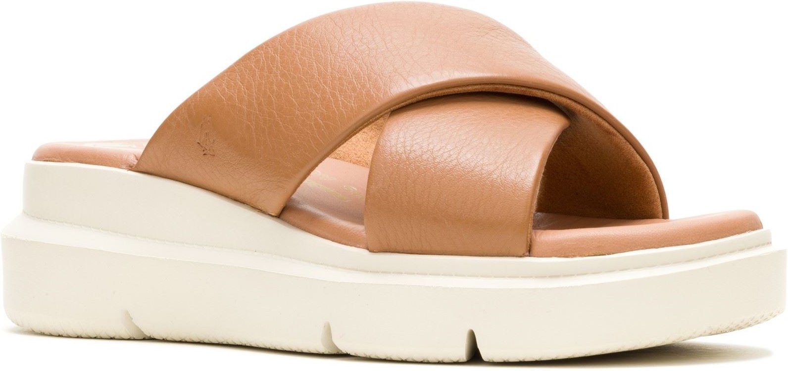 Hush Puppies Uplift Leder Damen Sandalen in Tan