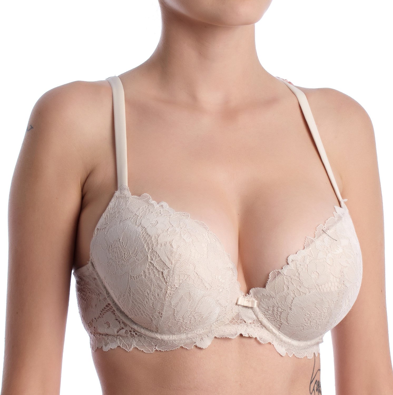 Damen Unterwired Push-up-BH SOFTY-BALCONETTE