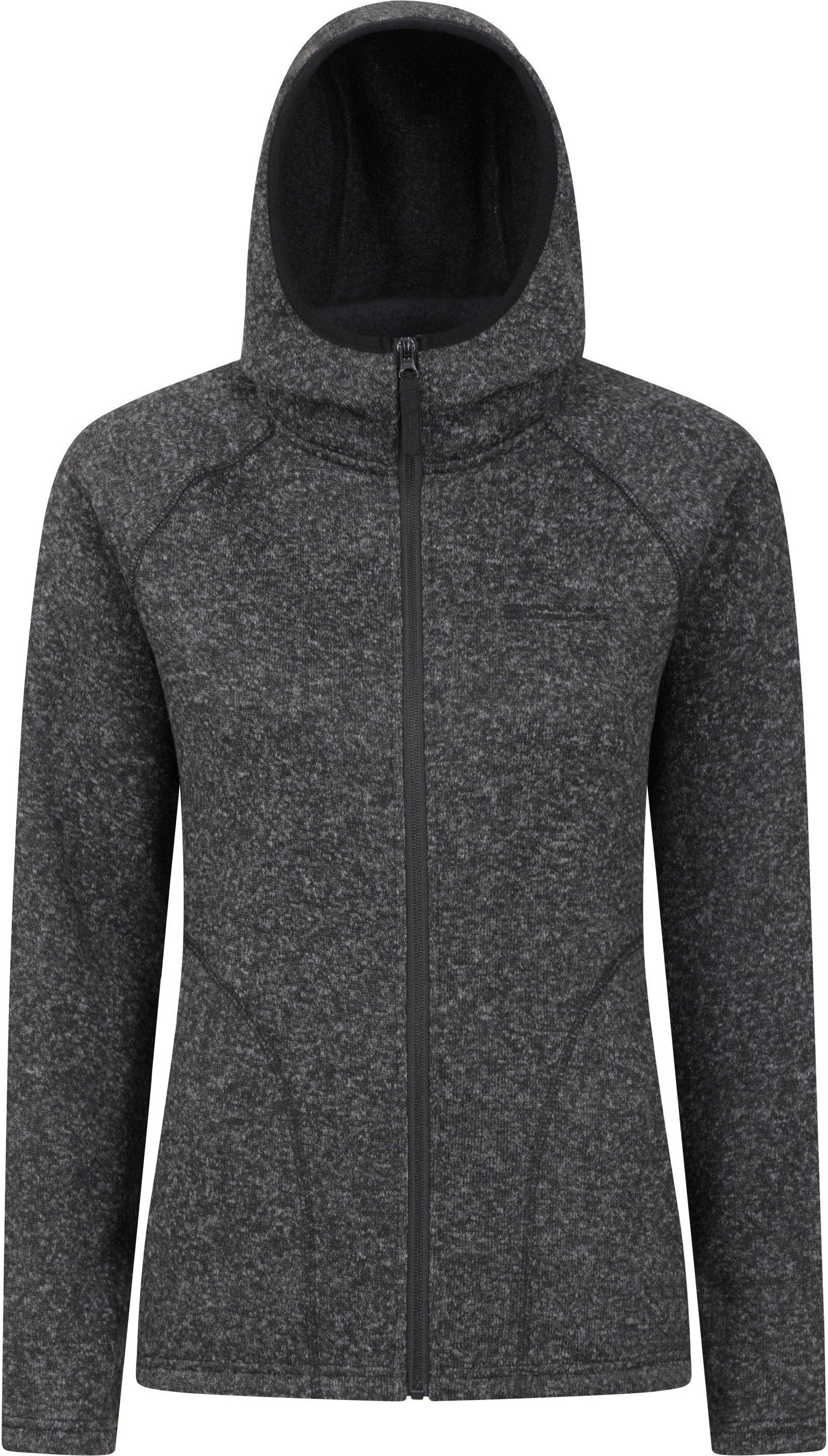 Mountain Warehouse Damen/Damen Nevis Full Zip Hoodie (Schwarz)