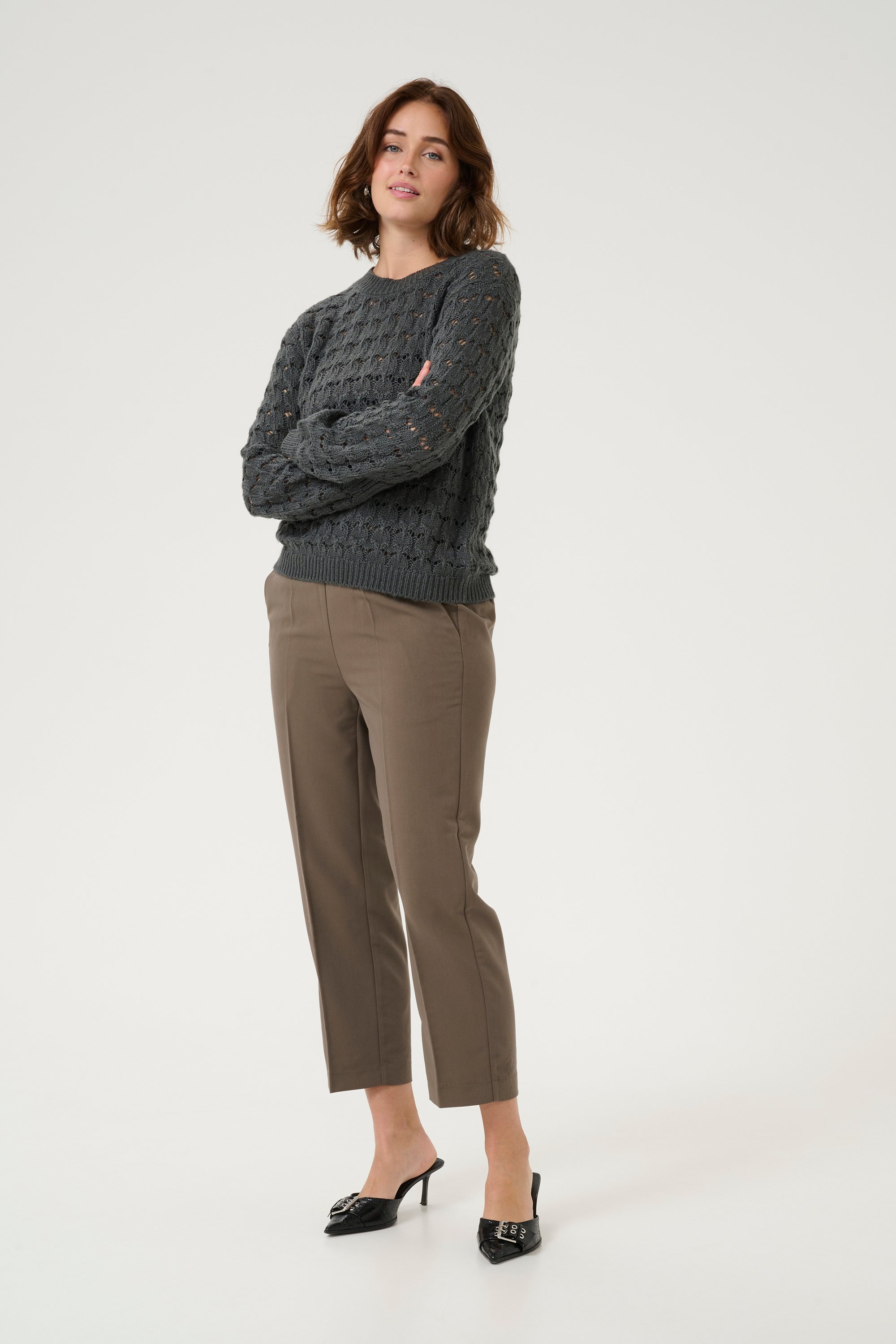 Strickpullover Regular fit dark grey