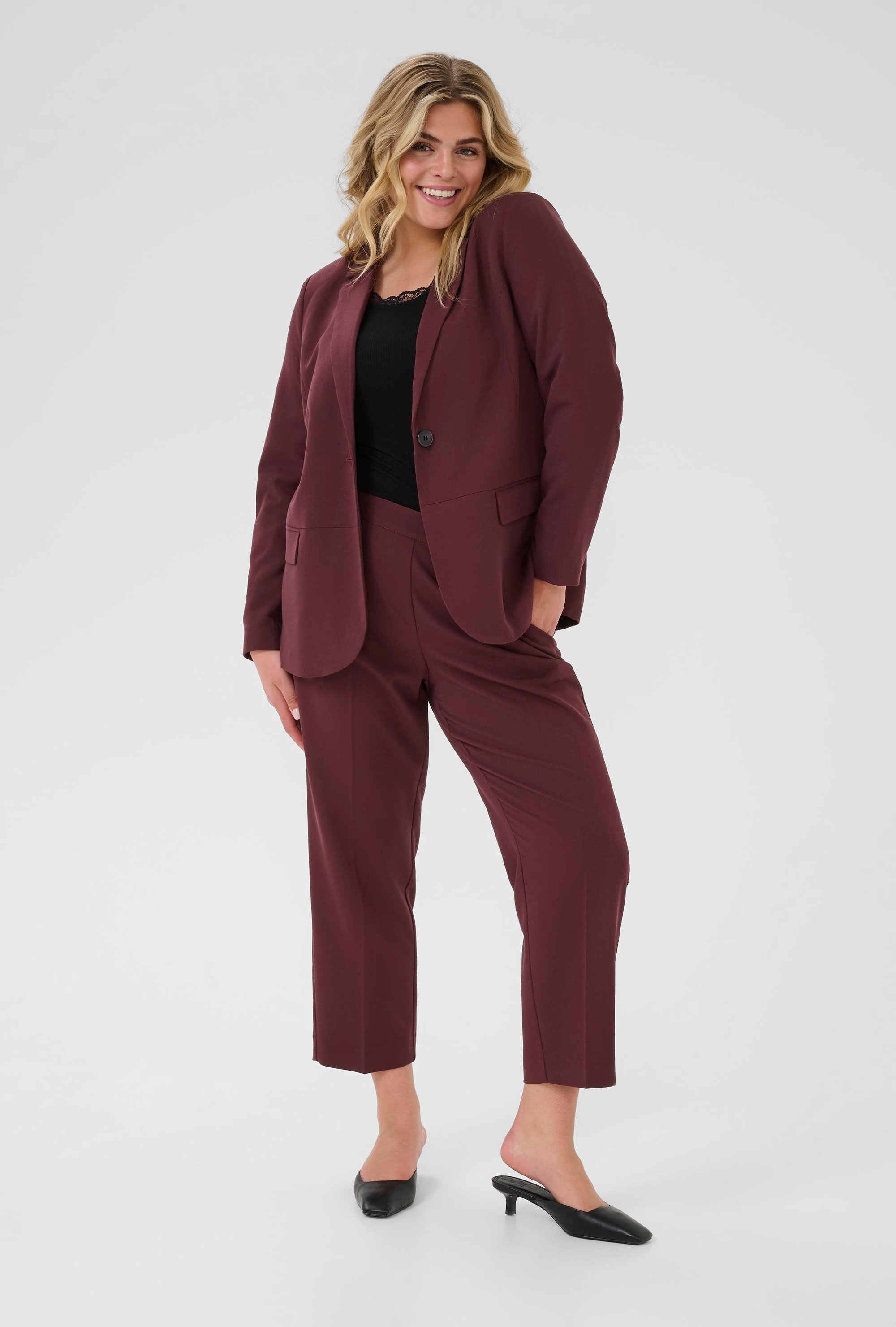 Blazer KCsakira Blazer Tight fit brown