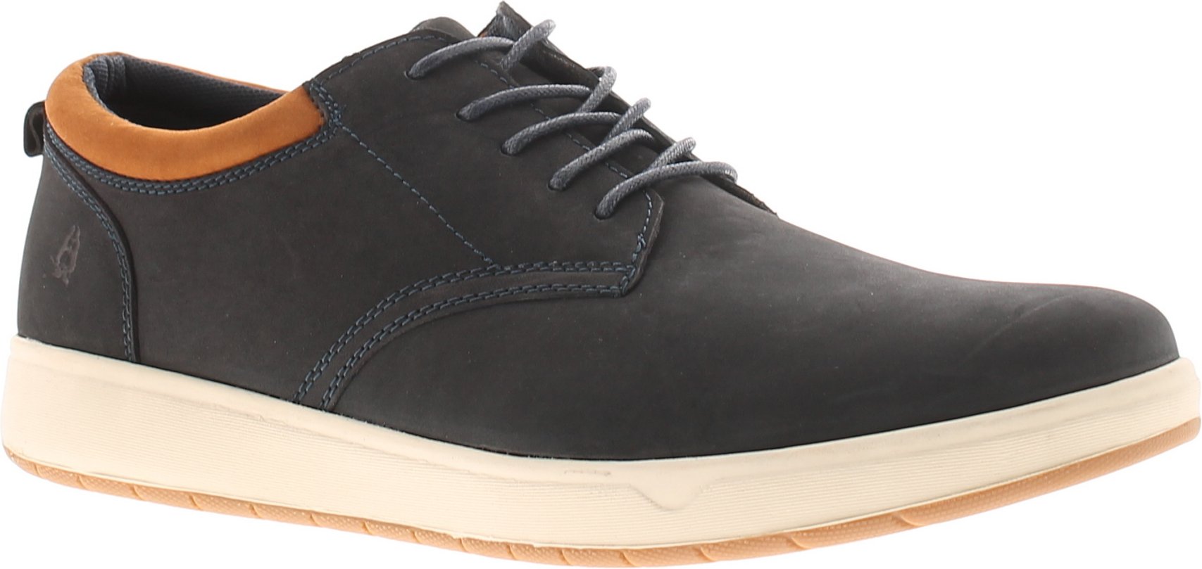 Hush Puppies Herren Schnürschuhe Bowen Nubukleder Marineblau