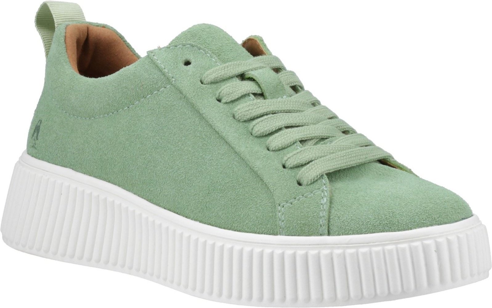 Hush Puppies Harlow Wildleder Damen Sneaker in Grün