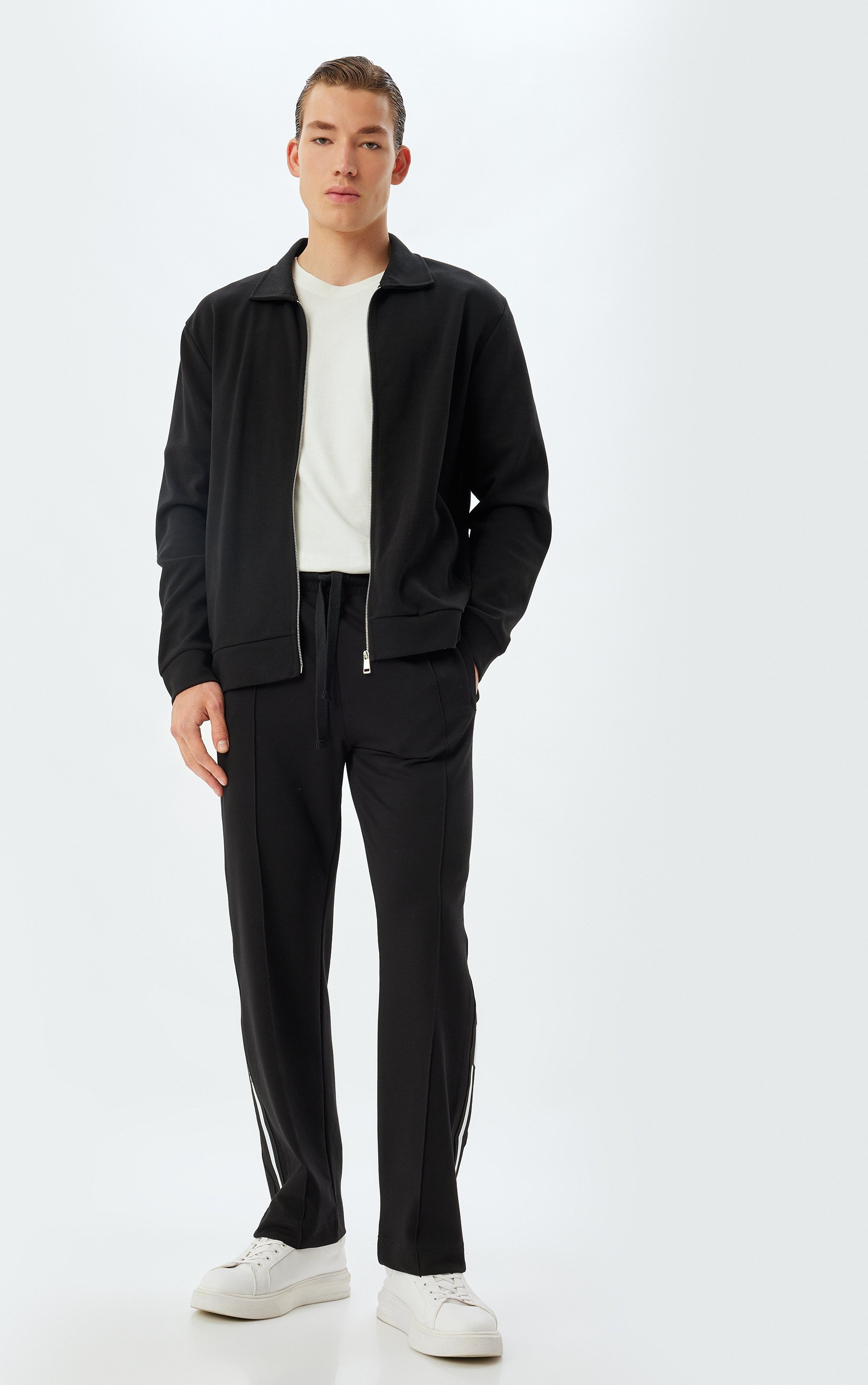 Thumbnail - Koton Sweathose Normale Leibhöhe Garniert Sweathose