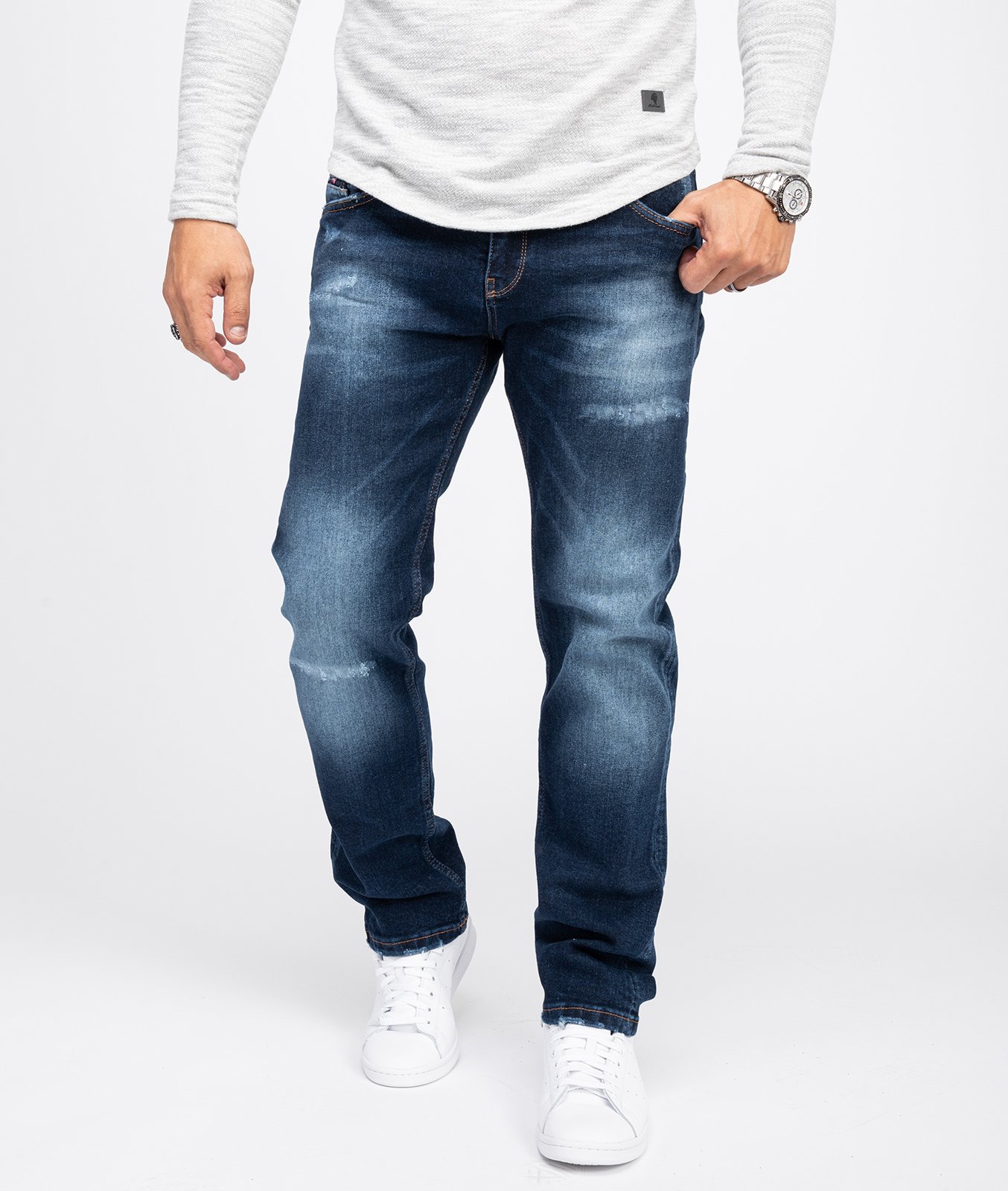 Rock Creek Jeans Blau