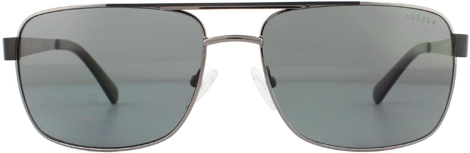 Devinez Des Lunettes De Soleil GU6968 08D Brillant Anthracite Gris Polarisé