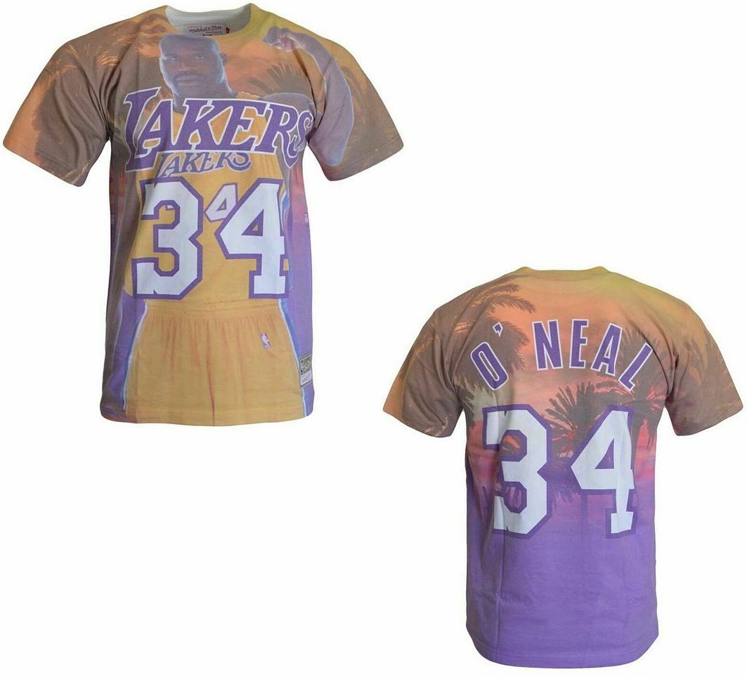 Mitchell & Ness La Lakers Shaquille O'Neal Mens T-Shirt