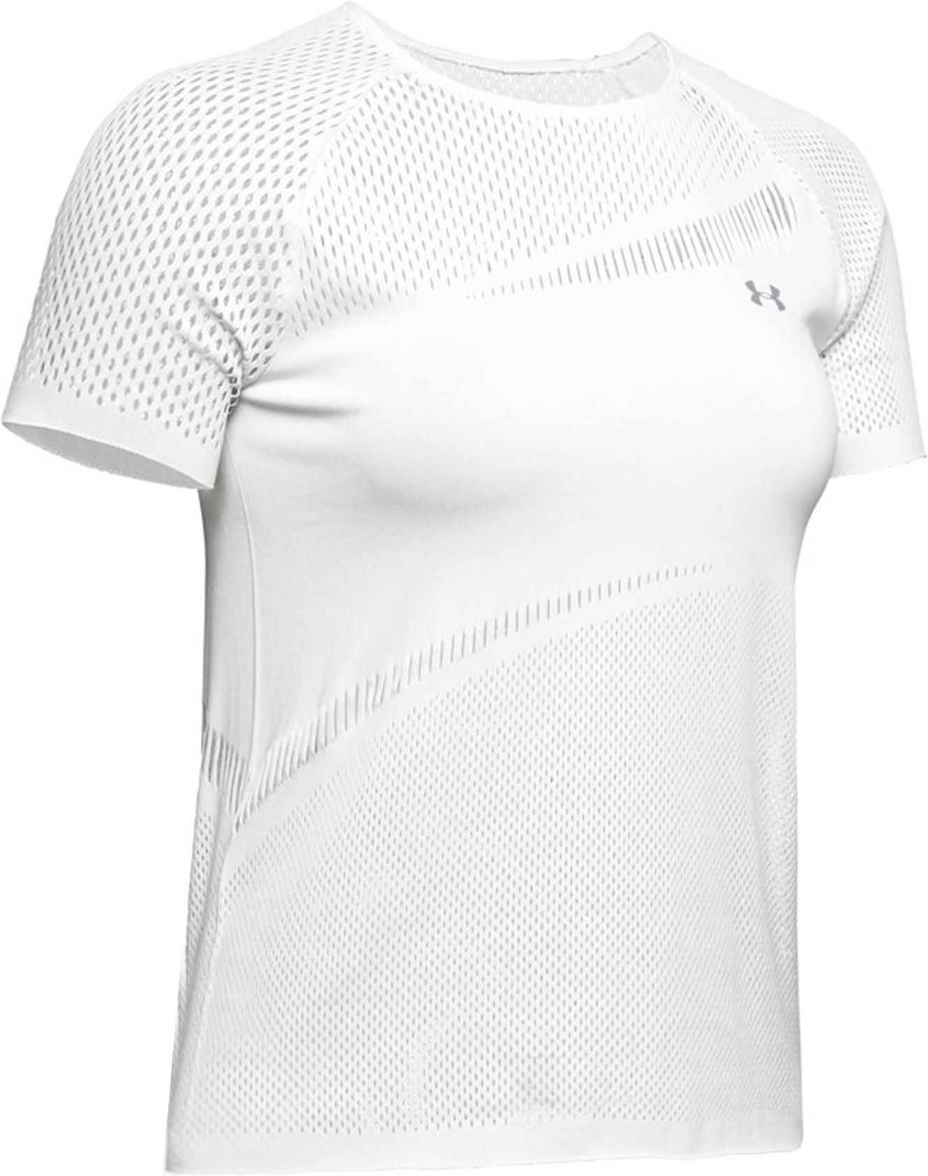 Under Armour Womens Warrior Strick kurzarm T-Shirt Weiß 1328290 112