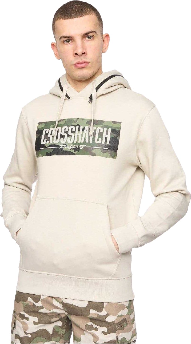 Crosshatch - "Camtort" Kapuzenpullover für Herren/Damen Unisex (Grau)