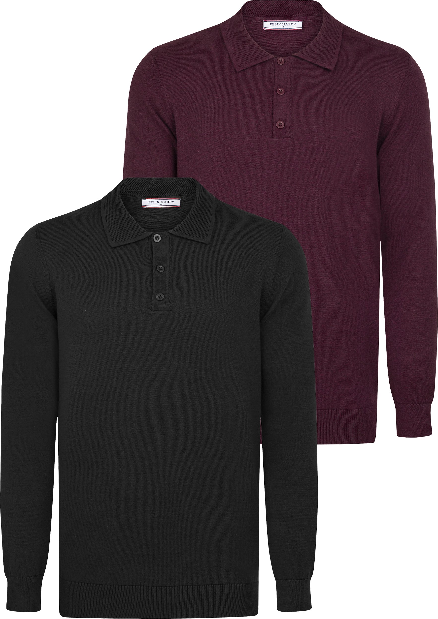 Pullover Pullover Mit Polo-Kragen 2Er-Pack