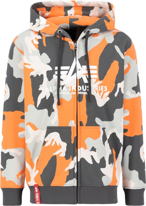 Basic Big Logo Camo PP Zip Hoodie