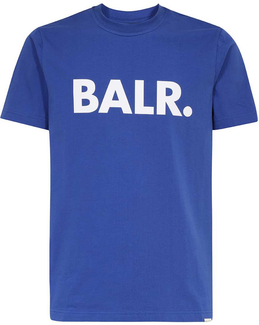 Brand Straight T-Shirt von BALR. in der farbe Blau und in größe M.