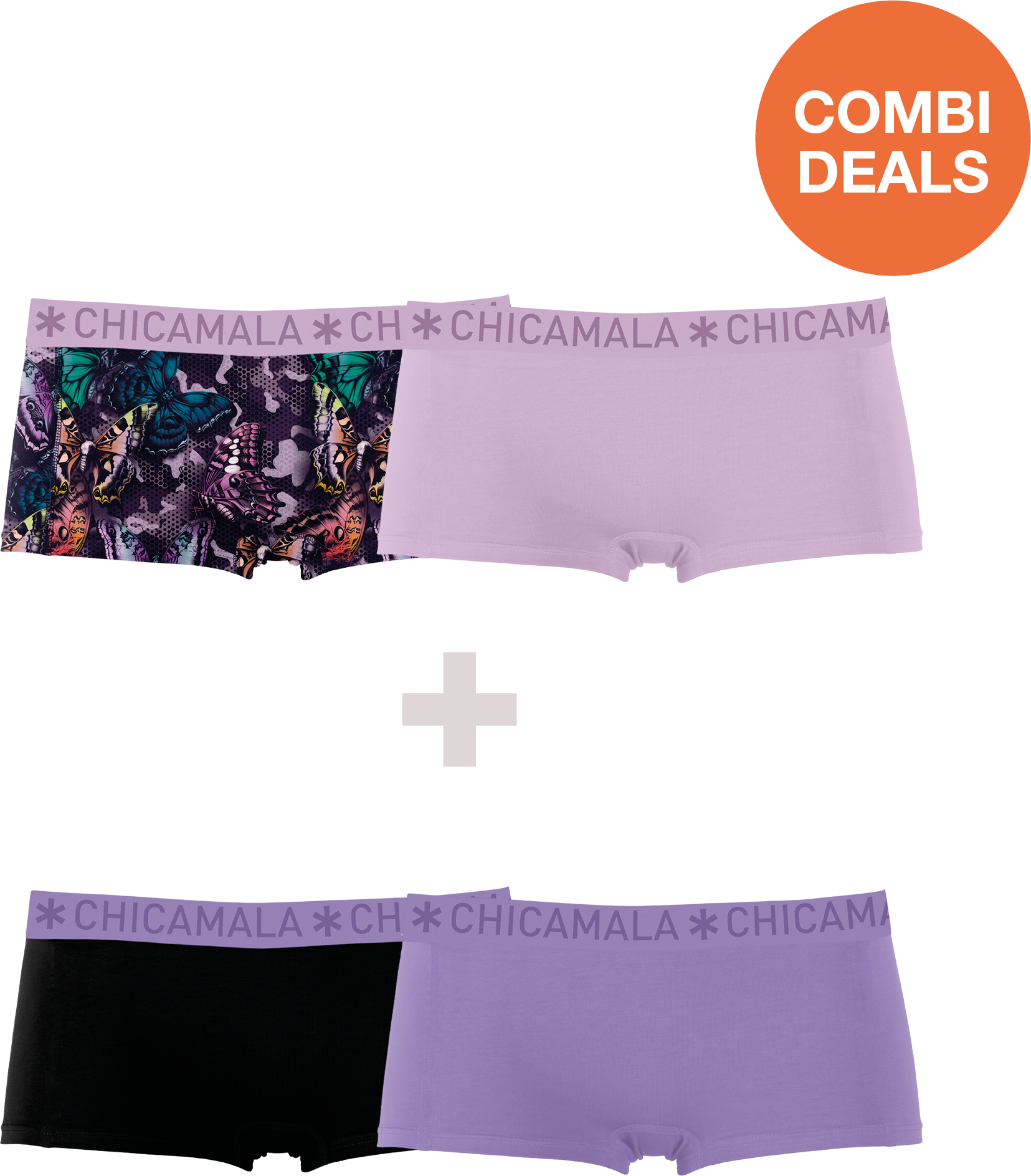 Muchachomalo Herren Boxershorts – 2+2 Stück – Herren Unterhosen